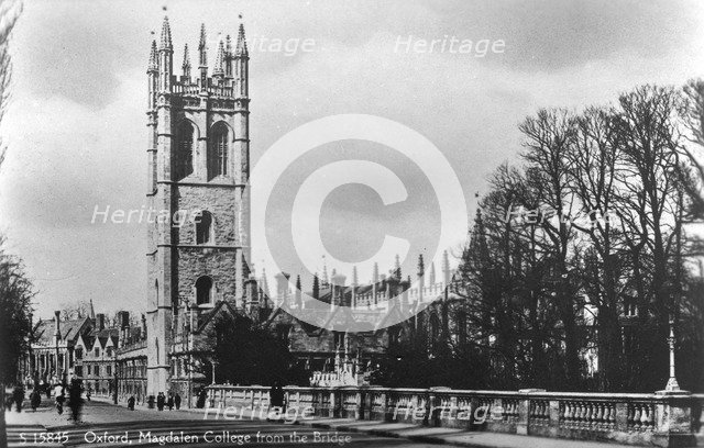 Magdalen College, Oxford, Oxfordshire, early 20th century.Artist: Kingsway