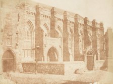 St. Andrews. The College Church of St. Salvator, 1843-47. Creators: David Octavius Hill, Robert Adamson, Hill & Adamson.
