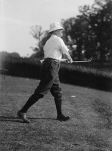 Fitzgerald, John J.,  Rep. from New York, 1899-1917. Playing Golf, 1917. Creator: Harris & Ewing.