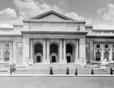 The New York Public Library building, c.between 1910 and 1920. Creator: Unknown.