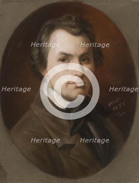 Portrait of Marcus Larsson, 1855. Creator: Maria Rohl.