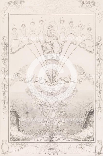 Night, from the series The Times of the Day, 1807. Creator: After Philipp Otto Runge (German, Wolgast 1777-183.