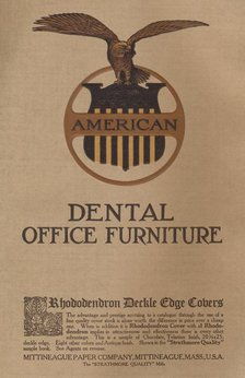 'American Dental Office Furniture - Rhododendron Deckle Cage Covers', 1909. Creators: Unknown, Wright & Joys.