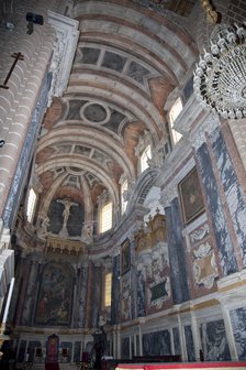 The central nave of the Cathedral of Evora, Portugal, 2009. Artist: Samuel Magal