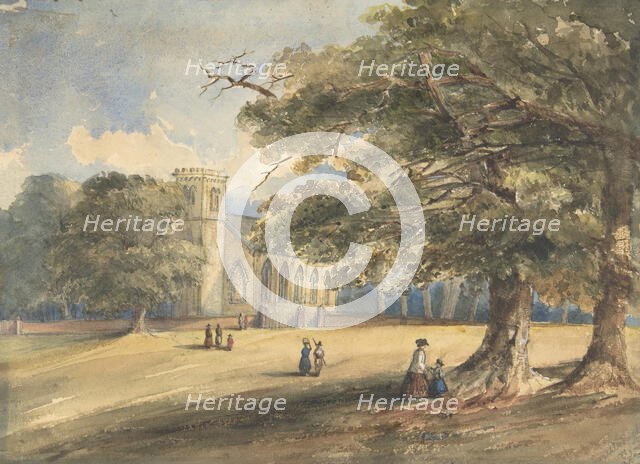 View of a Churchyard, Southborough, Kent, 1837. Creator: Anon.