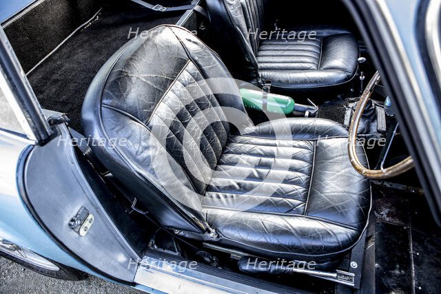 Driver's seat of a 1961 Aston Martin DB4 GT SWB lightweight. Creator: Unknown.