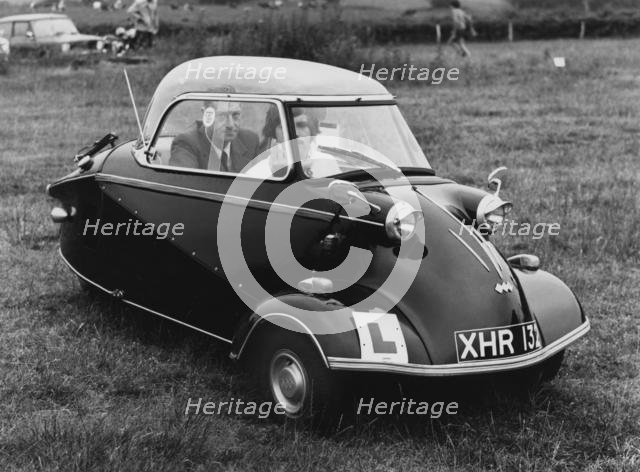 1960 Messerschmitt KR200 with L-plate. Creator: Unknown.