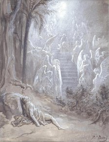 Study for "Jacob's Dream", 1865. Creator: Gustave Doré.