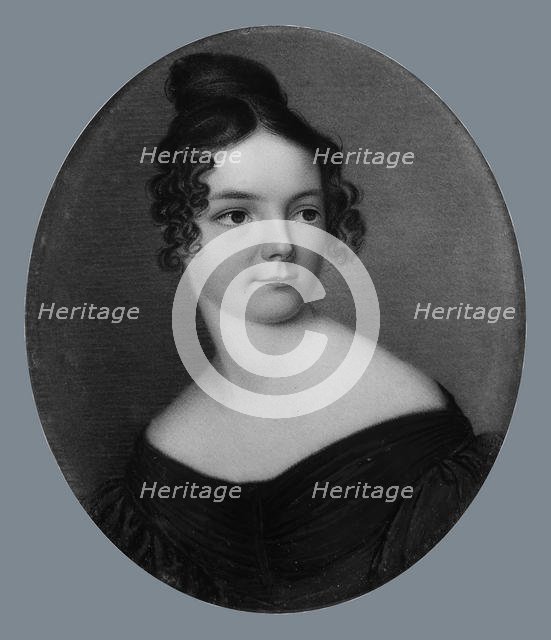 Portrait of a Lady, 1834. Creator: James Passmore Smith.