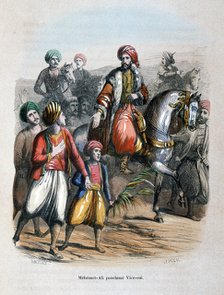 'Mehmet Ali Proclaimed Viceroy', 1805 (1847). Artist: Jean Adolphe Beauce