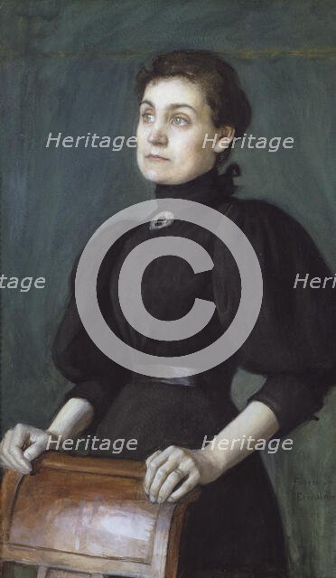 The Artist's Wife, 1895. Creator: Eero Jarnefelt.
