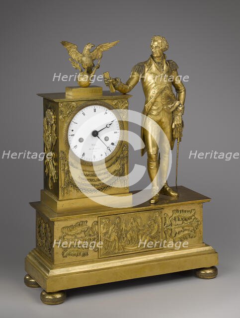 Mantel Clock, c1815-19. Creator: Jacques Nicolas Pierre Francois Dubuc.