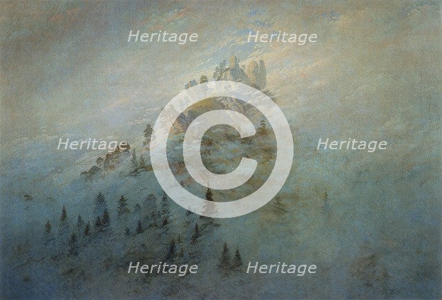 Morning mist in the mountains, 1808. Artist: Friedrich, Caspar David (1774-1840)