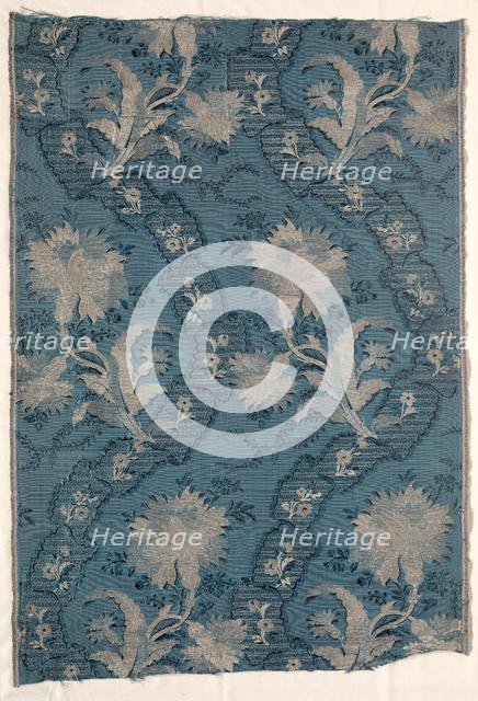 Two Joined Panels of Figured Silk, 1723-1774. Creator: Unknown.