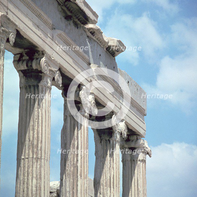 Ionic capitals of the Erechtheion, 5th century BC. Artist: Unknown