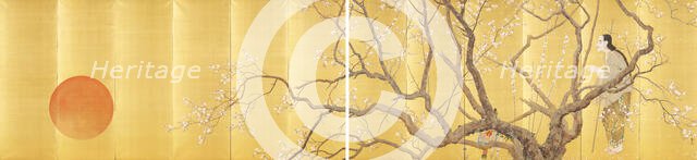 Yoroboshi (Scene from Noh play), 1915. Creator: Kanzan; Shimomura (1873-1930).