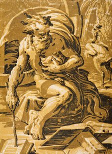 Diogenes (image 2 of 2), c1527. Creators: Ugo da Carpi, Parmigianino.