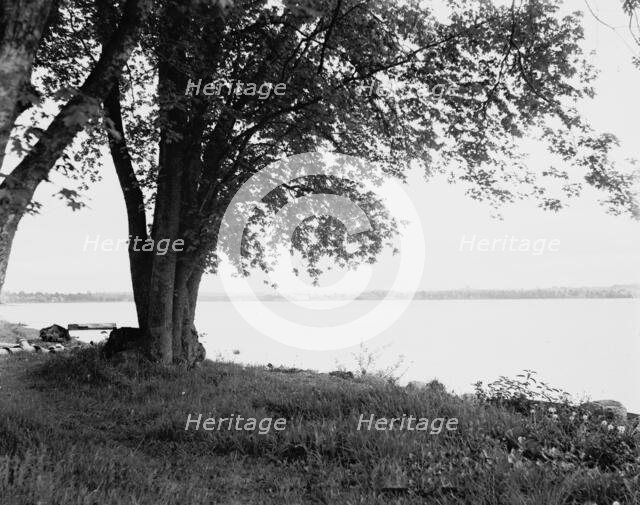 Celeron (i.e. Celoron) from Greenhurst, Lake Chautauqua, between 1880 and 1897. Creator: William H. Jackson.