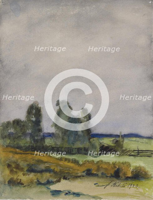 Lowland Landscape, 1923. Creator: Juho Makela.