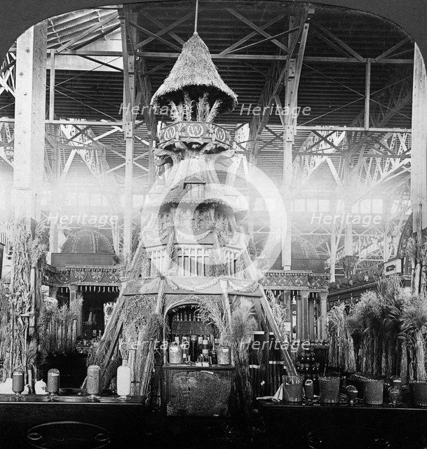 State of Washington grain exhibit, Agriculture Building, Louisiana, USA.Artist: HC White