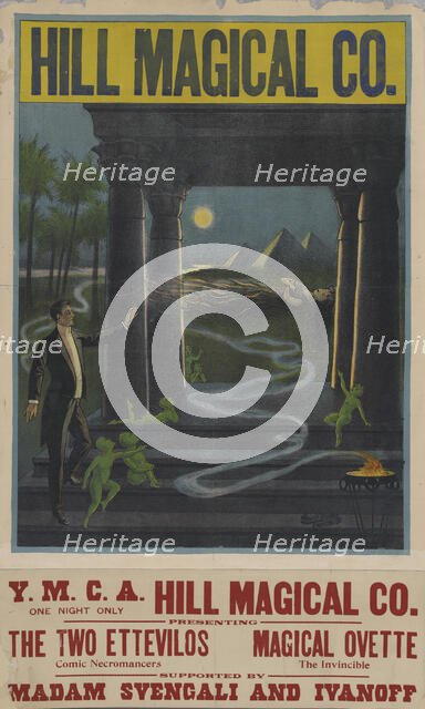 Hill Magical Company, c1900. Creator: Unknown.