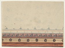 Design for the decoration of a ceiling, second half 19th century. Creators: Jules-Edmond-Charles Lachaise, Eugène-Pierre Gourdet.