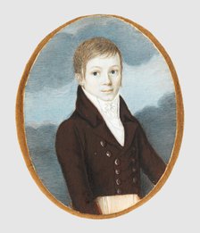 Portrait of Baltazar Szirmay as a Child, around 1800. Creator: Unknown.