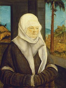 Portrait of a Woman of the Reuss Family, 1524. Creator: Wolf Huber.