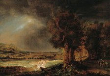 Landscape with the Good Samaritan, 1700-1799. Creator: Rembrandt Harmensz van Rijn.