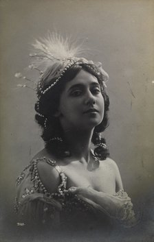Russian ballerina Tamara Karsavina, 1912.