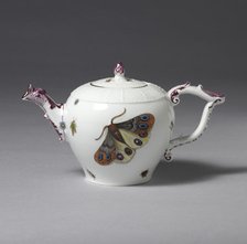 Teapot And Cover, c1745. Creator: Meissen Porcelain.