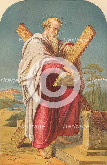 'St. Andrew', mid-late 19th century. Creator: Leighton Brothers.