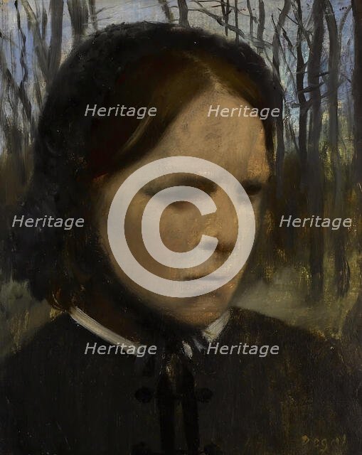 Portrait of Estelle Balfour, 1863-1865. Creator: Edgar Degas.