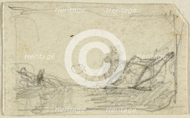 Moonlight over Landscape, n.d. Creator: John Sell Cotman.