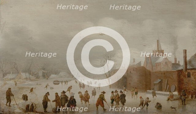 Winter Landscape, c1620-1640. Creator: Anthonie Verstralen.