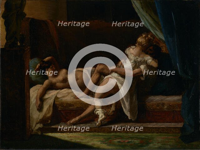 Three Lovers, about 1817-1820. Creator: Theodore Gericault.