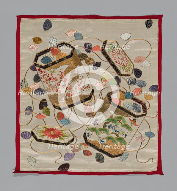 Fukusa (Gift Cover), Japan, Edo period (1615-1868), 1775/1800. Creator: Unknown.