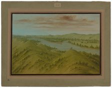 Grassy Bluffs, Upper Missouri, 1861/1869. Creator: George Catlin.