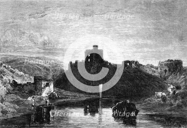 "Norham Castle", from the photographed edition of the "Liber Studiorum", by J. M. W. Turner, 1864. Creator: W. J. Linton.