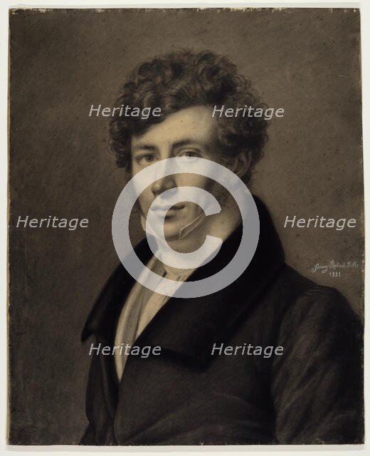 Portrait of a Young Man, 1821. Creator: Fanny Robert.