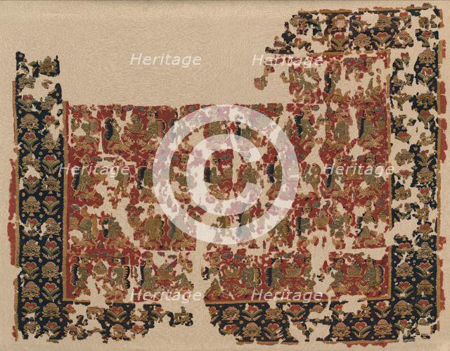 Fragment of a Large Hanging, 500s. Creator: Unknown.
