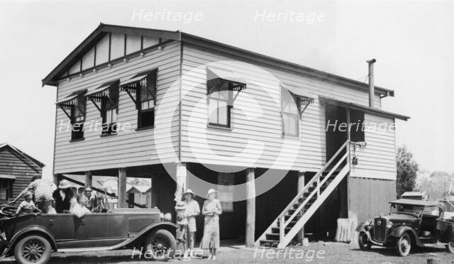 Holiday house, Maroochydore, Queensland, 1936. Creator: Jack Bain.