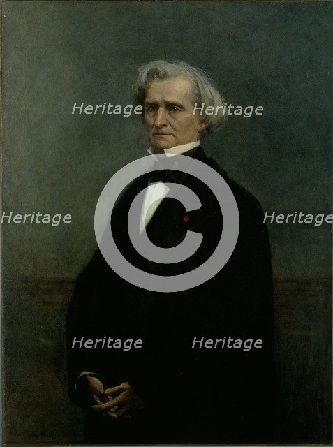 Portrait of the composer Hector Berlioz (1803-1869).