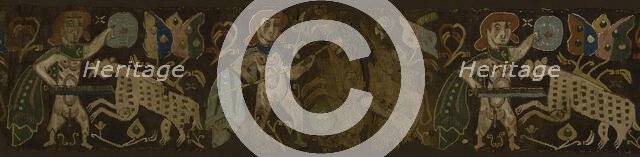 Border, Egypt, Roman period (30 B.C.- 641 A.D.)/Arab period (641-969), 6th/8th century. Creator: Unknown.