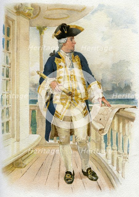 Admiral, 18th century (c1890-c1893). Artist: Unknown