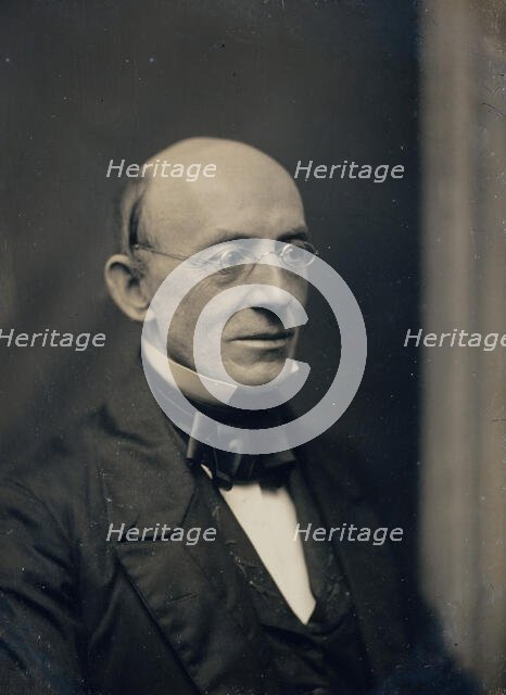 William Lloyd Garrison, ca. 1850. Creators: Josiah Johnson Hawes, Albert Sands Southworth.