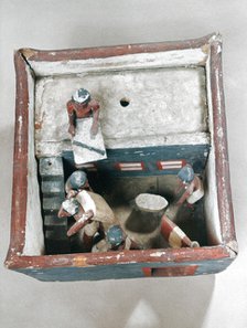 Ancient Egyptian tomb model, 22nd-19th century BC. Artist: Unknown