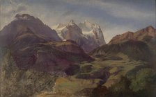 Bavarian Alps, 1873. Creator: Johan Knutson.