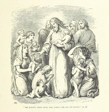 "He bless'd them from the world and all its harms", 1880.  Creator: Unknown.