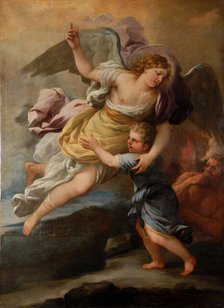 Guardian angel. Creator: Giordano, Luca (1632-1705).